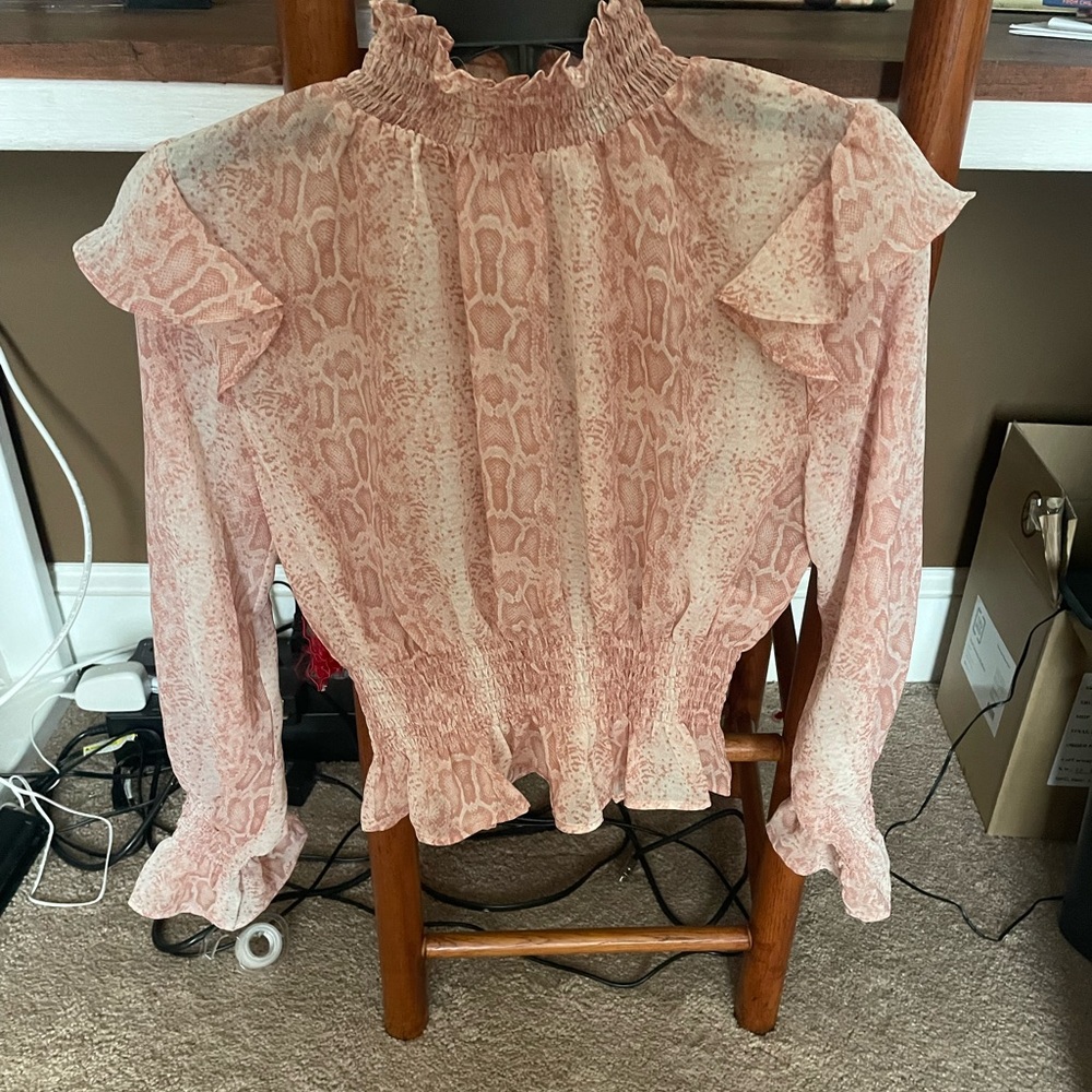 Snakeskin Boutique Top